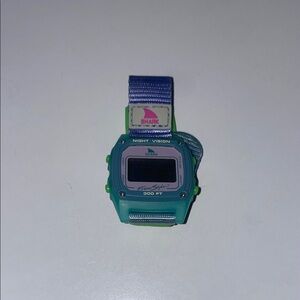 Shark Freestyle Watch with Blue and Green Strap